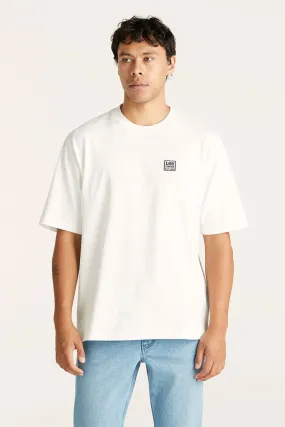 Vintage Shirt FlexibleElasticatedEdging Lee Limited Baggy Tee Vintage White