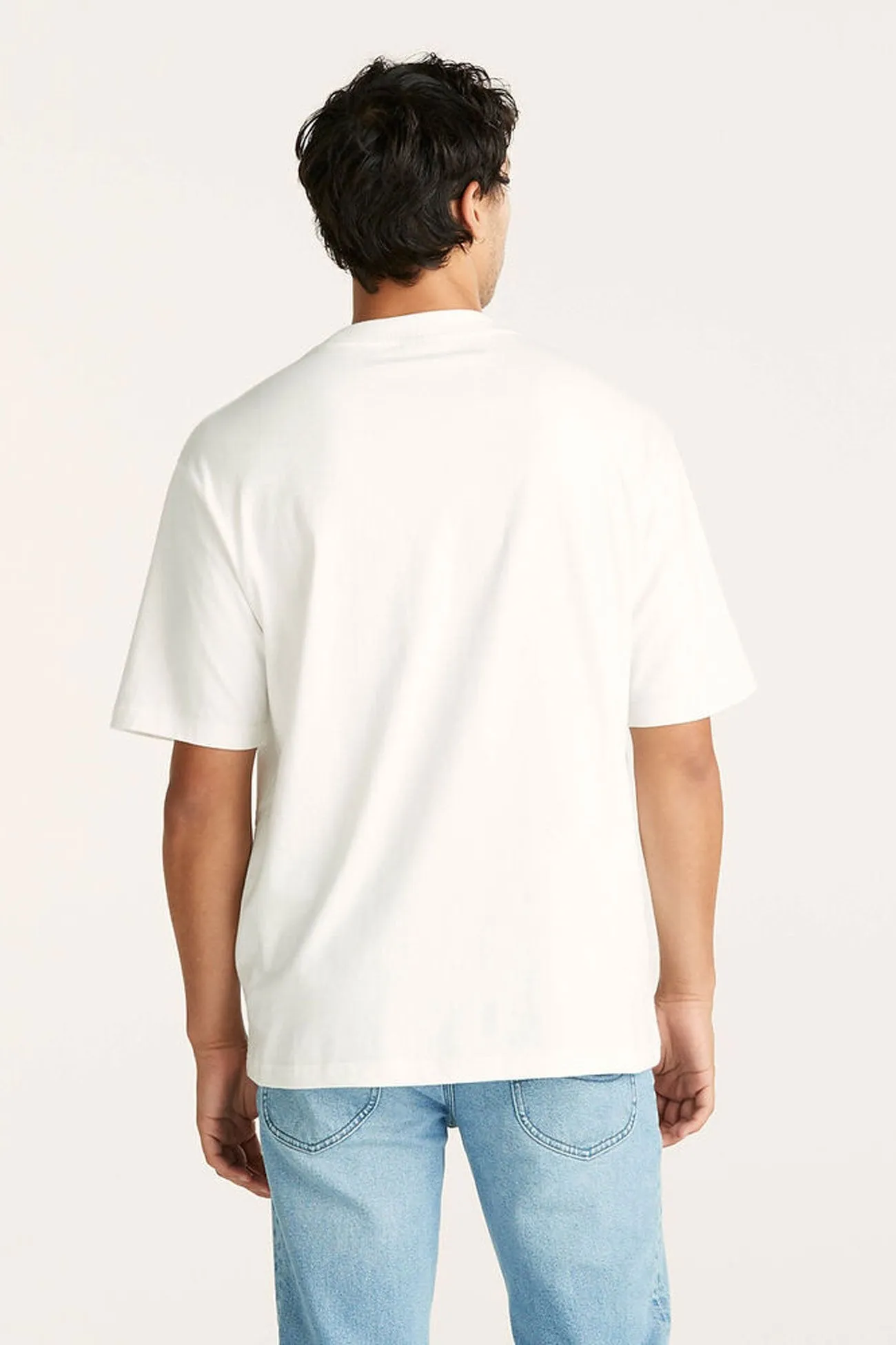 Lee Limited Baggy Tee Vintage White Ultraviolet Protection Finish Moisture Wicking Technology