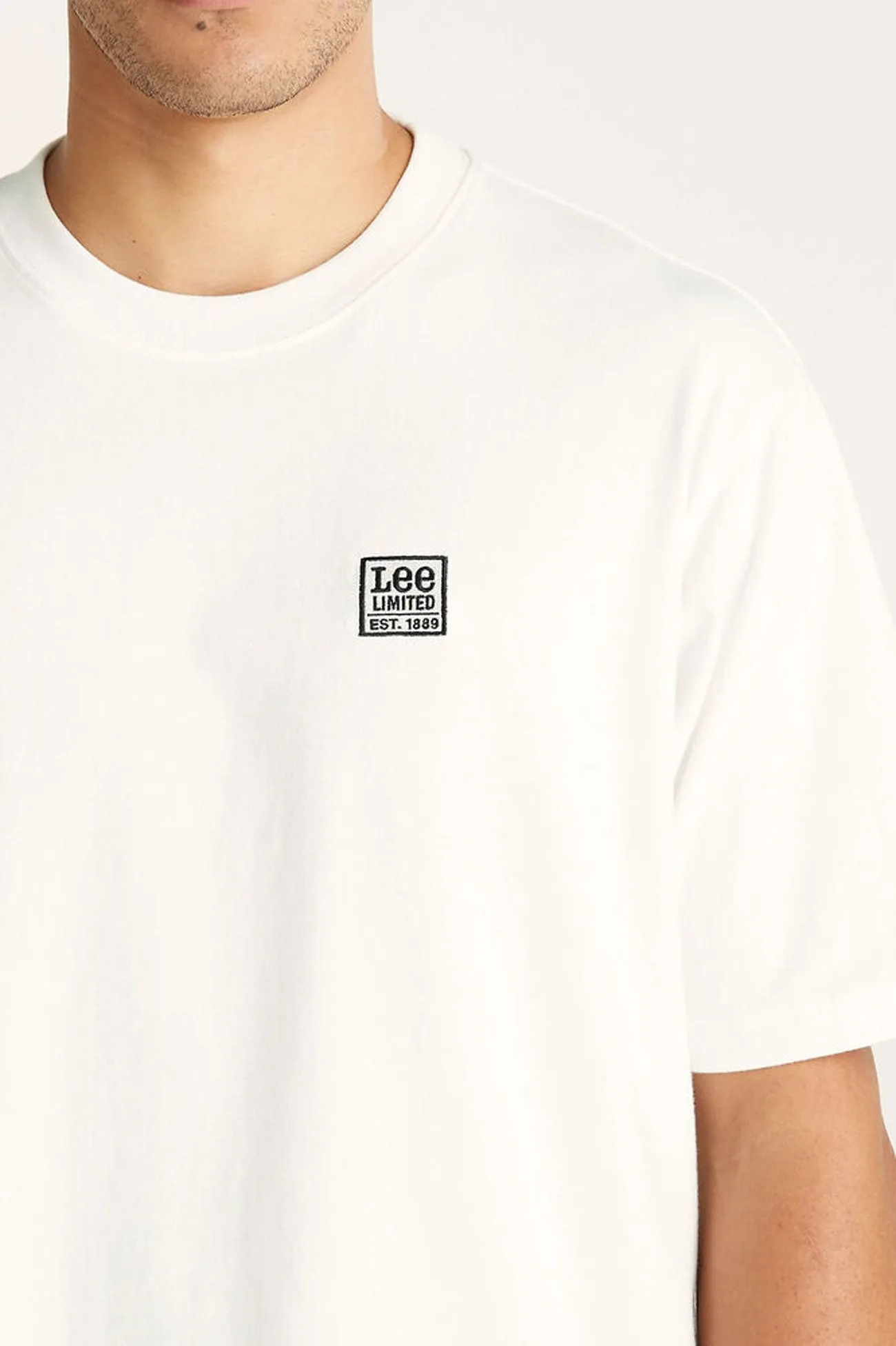 Lee Limited Baggy Tee Vintage White retro look Multi Way Adjustable Fit