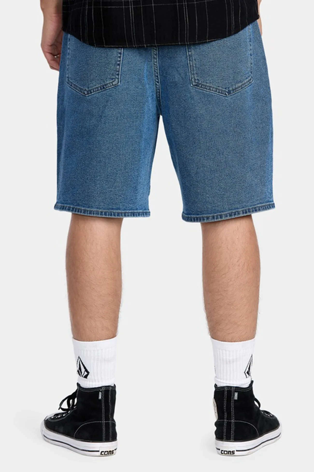 Lightweight Design Billow Denim Short 22 Deep River Blues