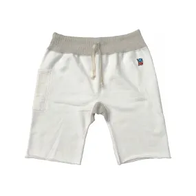 SWEATPANTS CUT-OFFS - White Work Essential