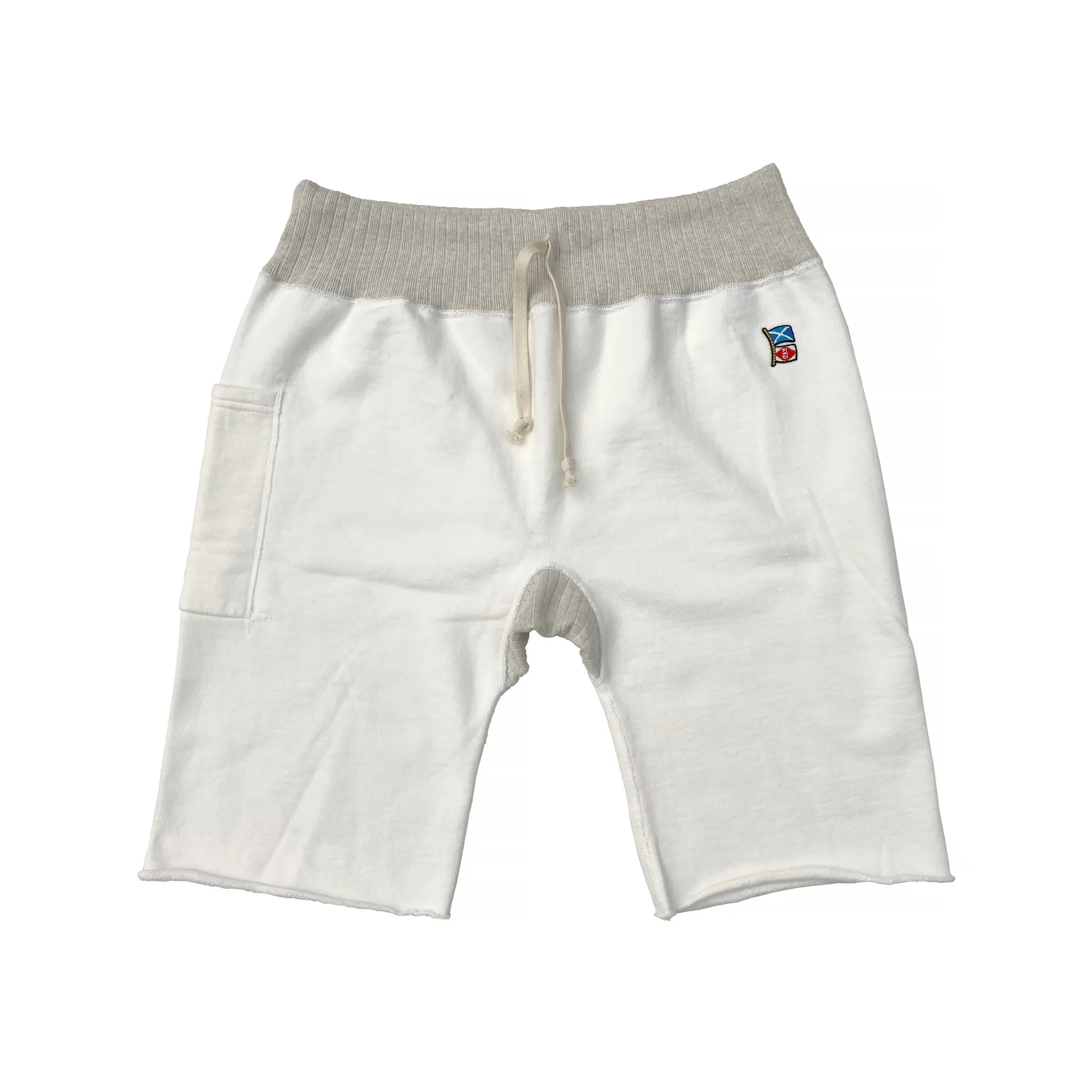 SWEATPANTS CUT-OFFS - White Work Essential