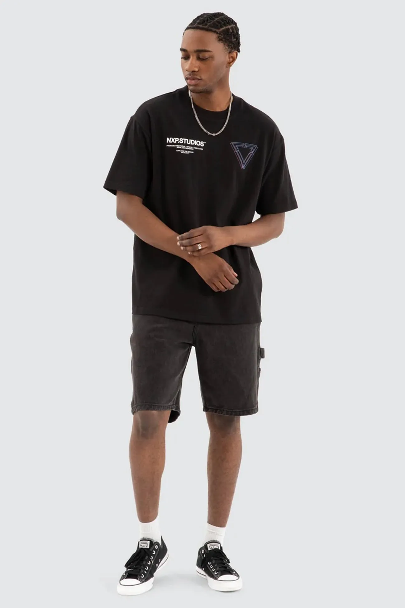 Dagger Box Fit Tee Jet Black AntiPilling Surface