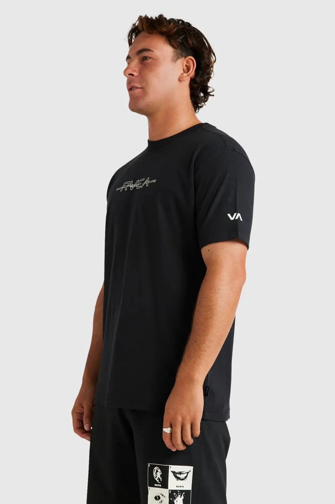 RVCA Inline Short Sleeve Tee RVCA Black FlexibleSole