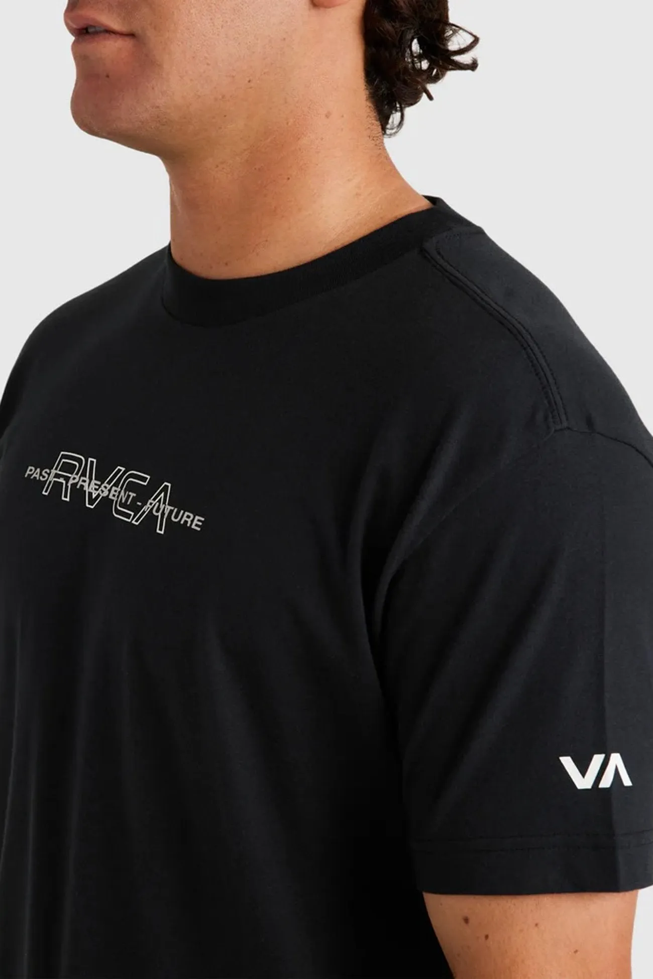 simple design RVCA Inline Short Sleeve Tee RVCA Black