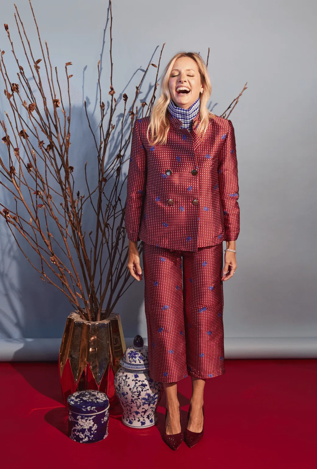 Swell Jacket - Gingham et Rose Snag Free Fabric