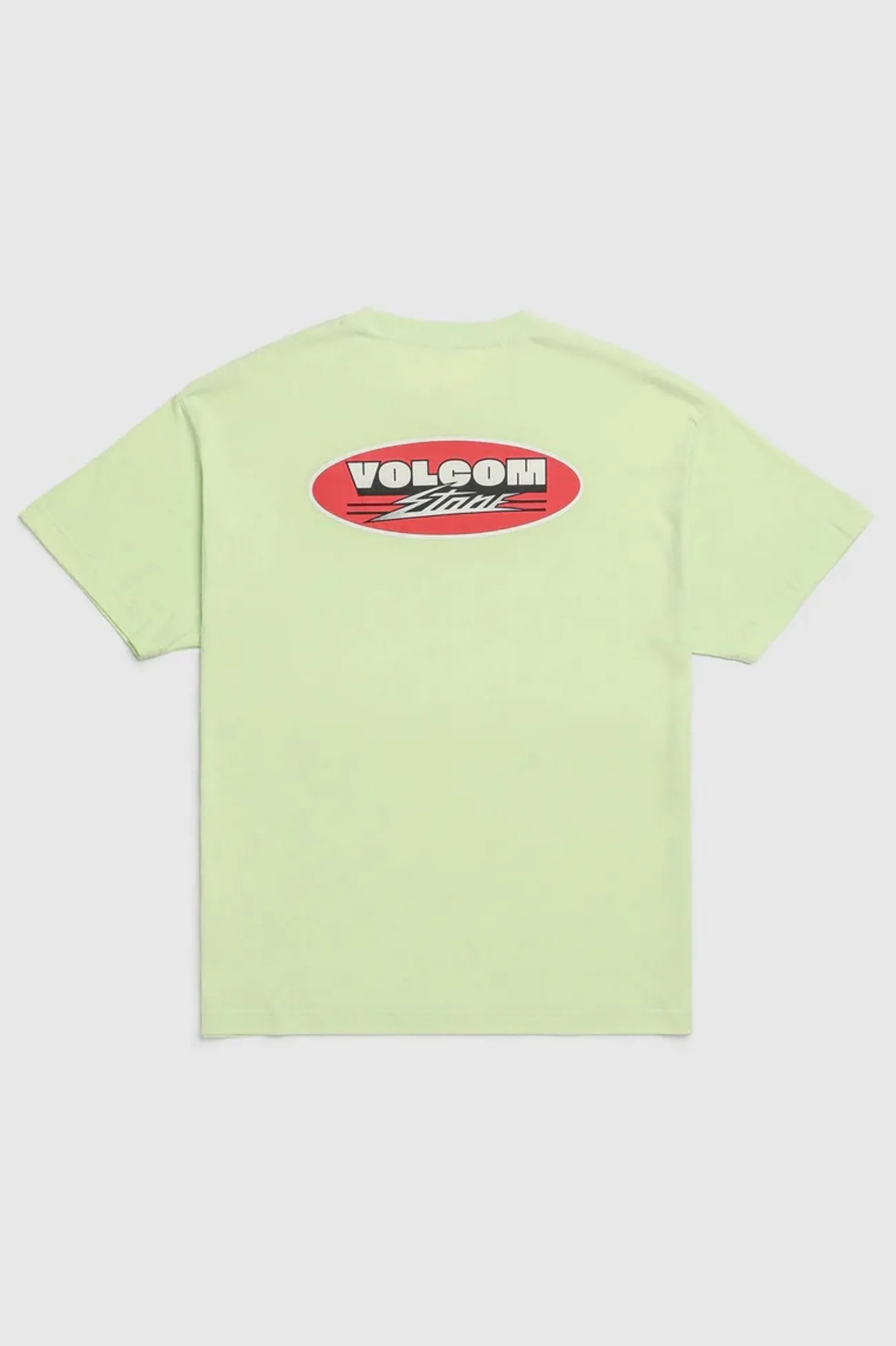 Surf Vitals Shred Deck Short Sleeve Tee Muted Lime HighDensityFoam