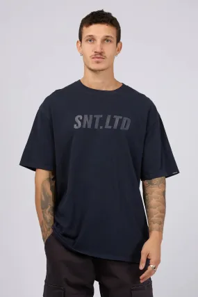 Vital Tee Navy Wrinkle Free Weave