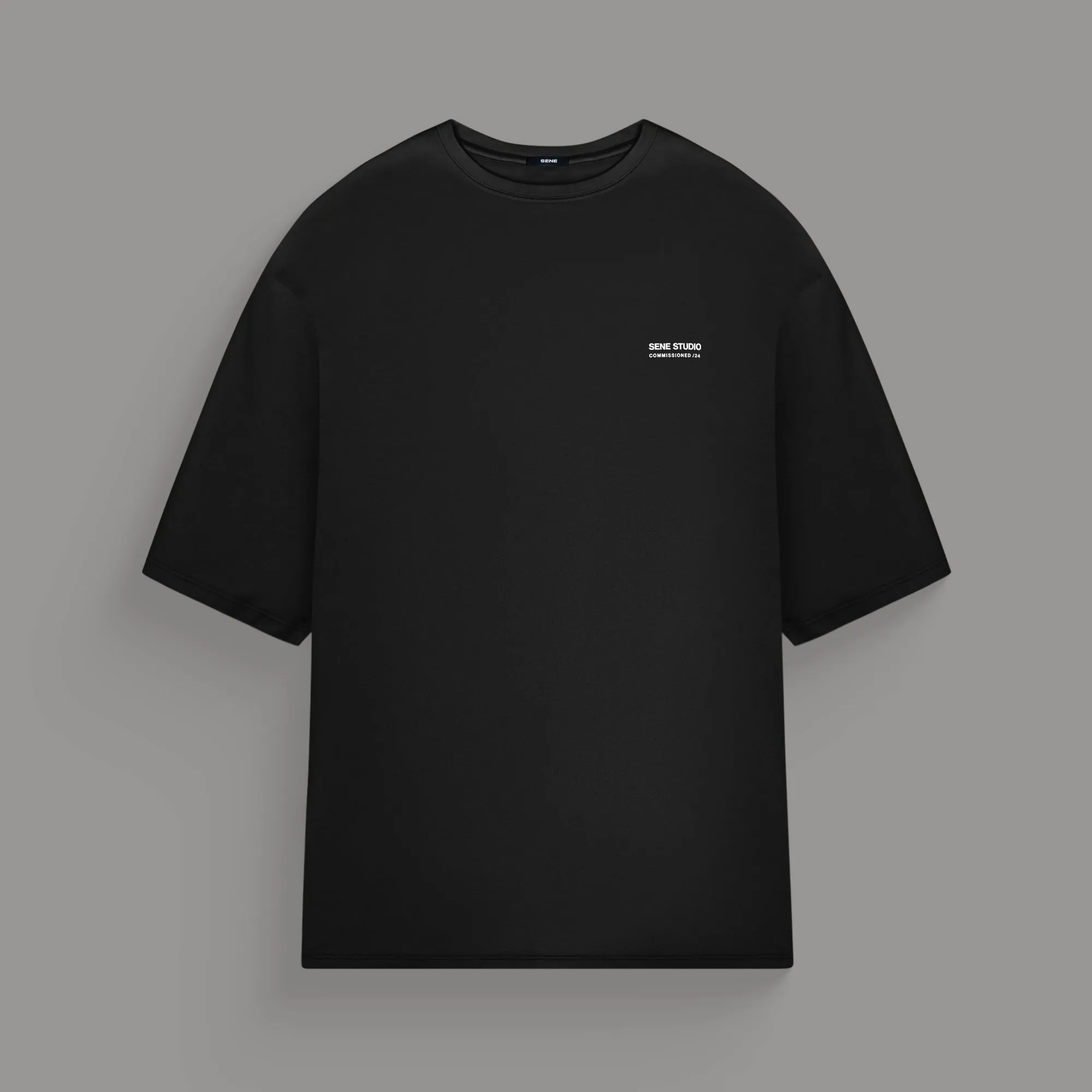 Sustainable Textile ReflectiveTrim Commissioned Drop Shoulder T-Shirt