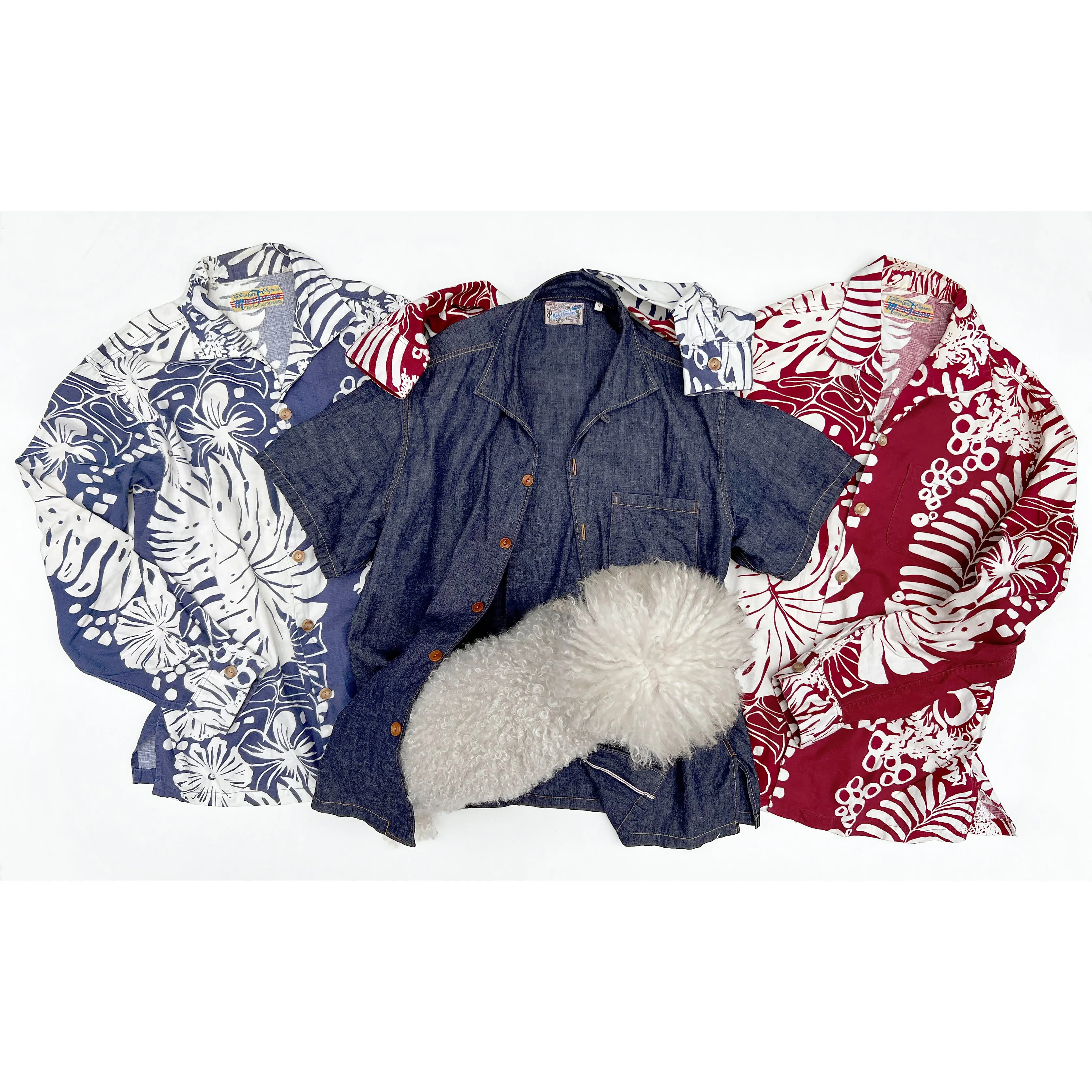 Tahiti Shirt - Ura Red Evening Elegance Versatile Piece