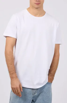 Bold Design Simple Cut Tail Acid Tee White