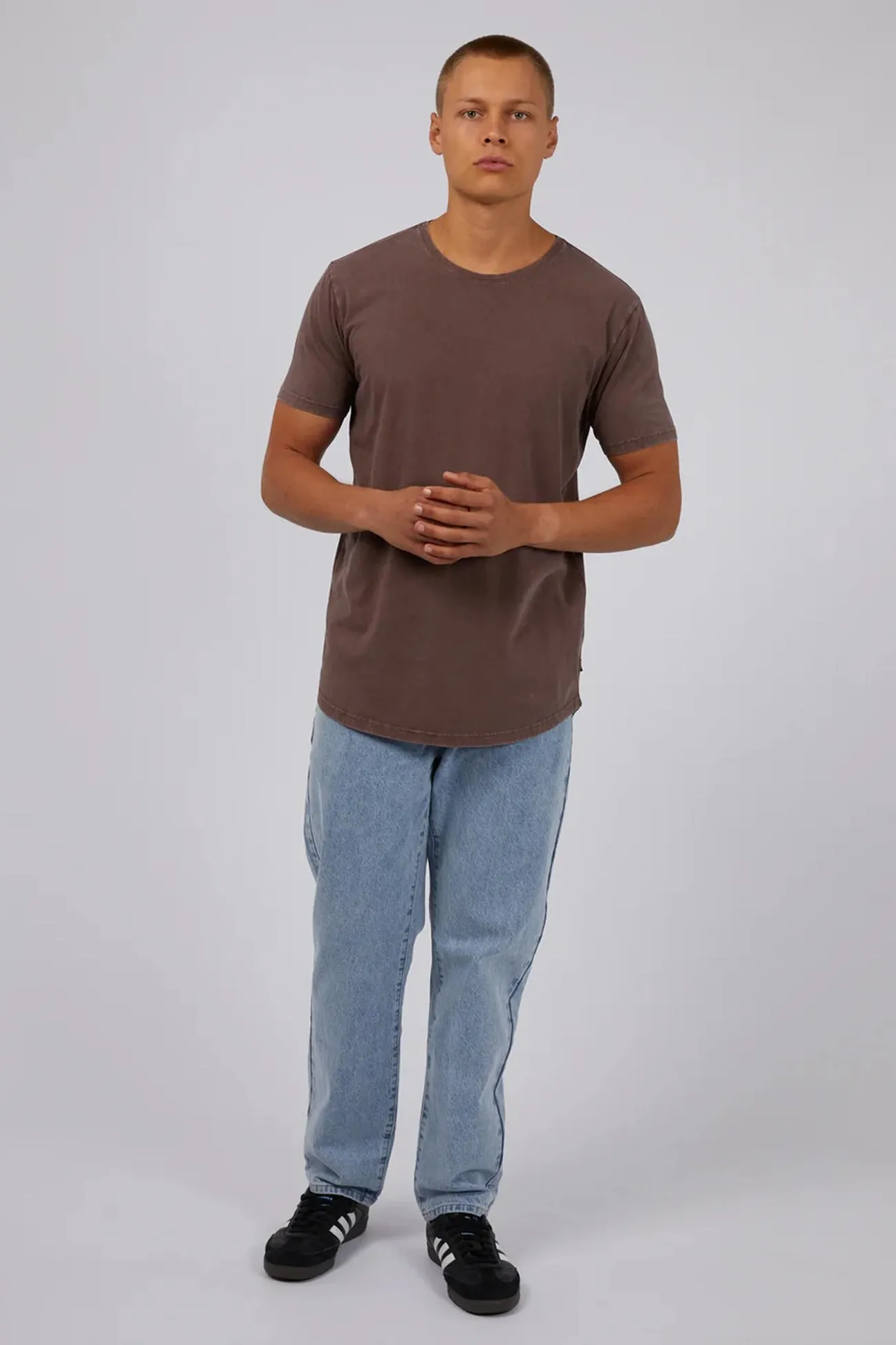BreathableMeshPanel Tail Tee Chocolate