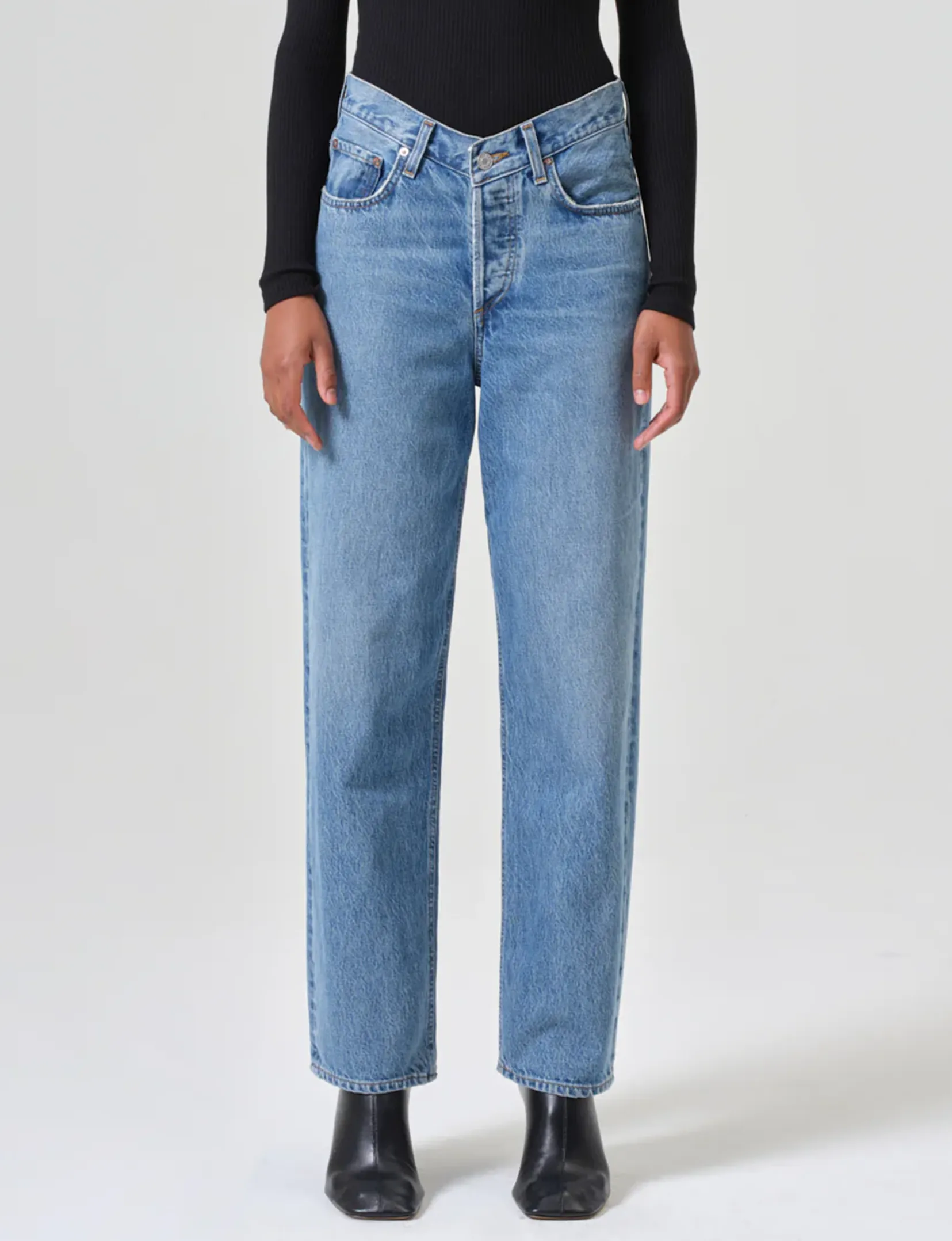 V-Waist Baggy Jean, Fairway Breathable Brunch Outfit