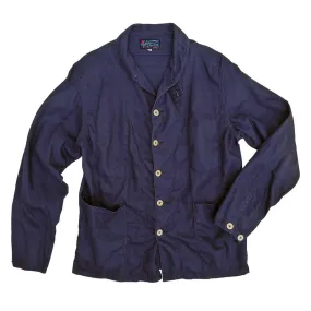 Tear Resistant Fabric Dockyard Jacket - Indigo HBT