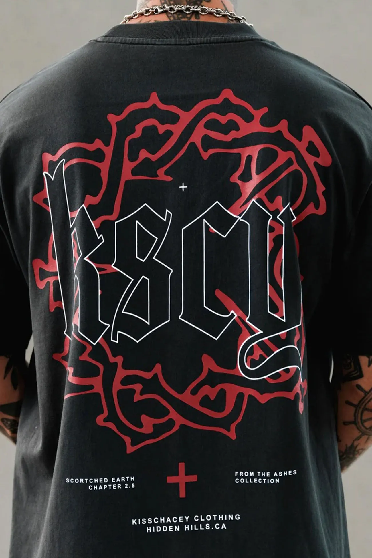 Taken Box Fit Tee Pigment Black Biodegradable material Summer Blouse