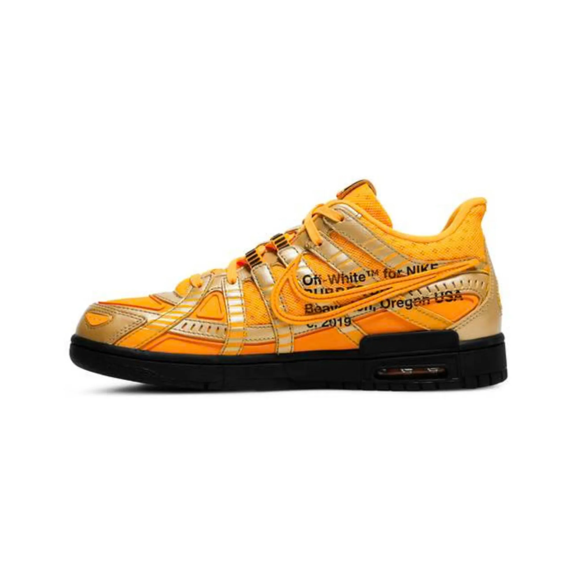 Air Rubber Dunk Off-White 'University Gold' Dual Density