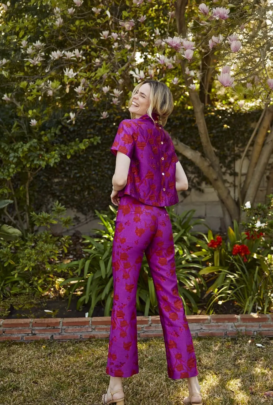 Tate Trousers - Rani Pink High Quality Material