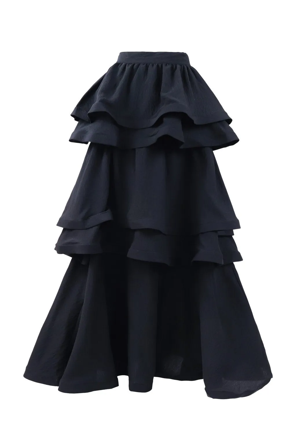Performance Fit Workwear Teagan Tiered Skirt - Black