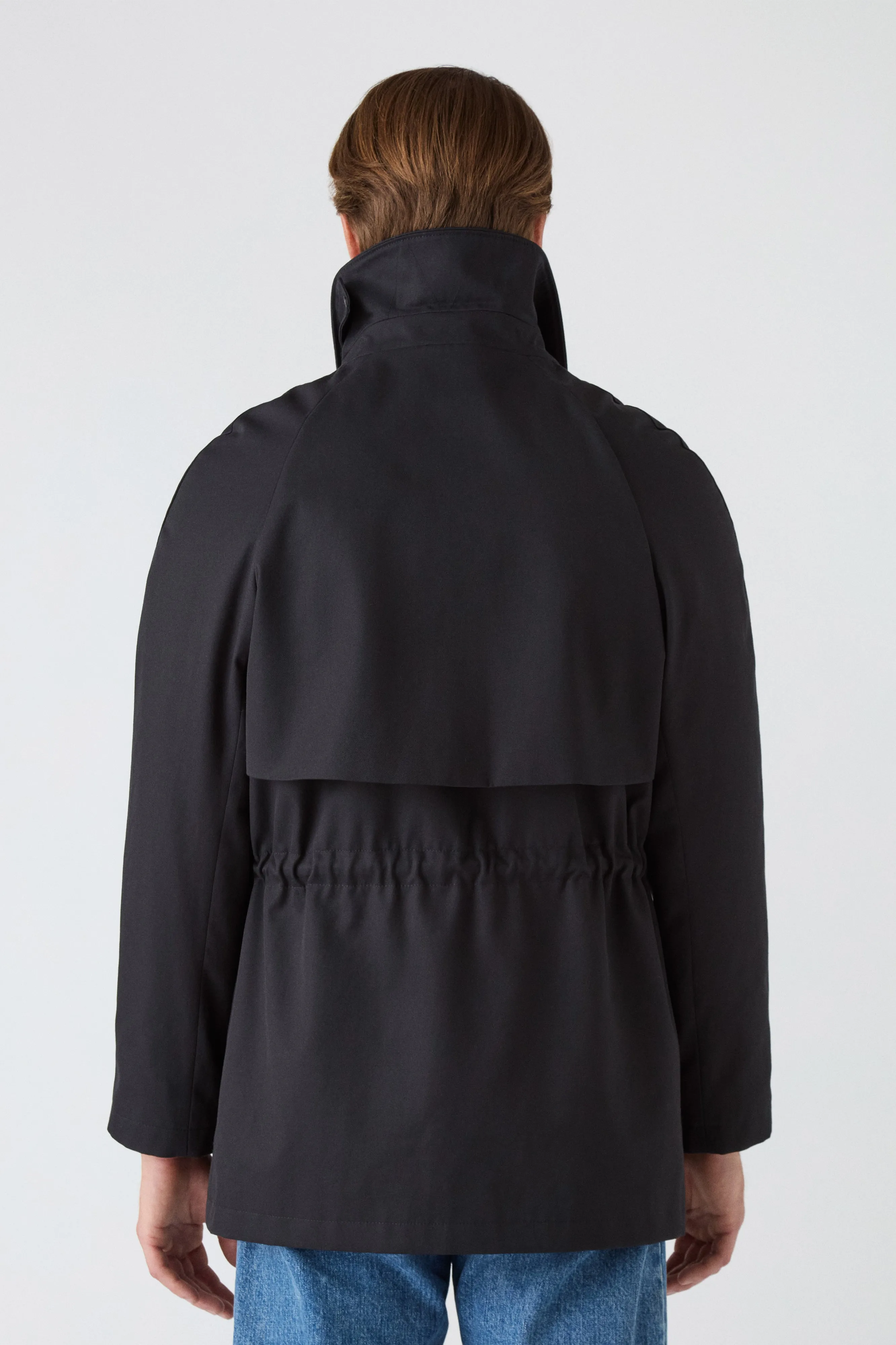 Non Restrictive Silhouette Flame retardant Nils Raglan Jacket - Navy