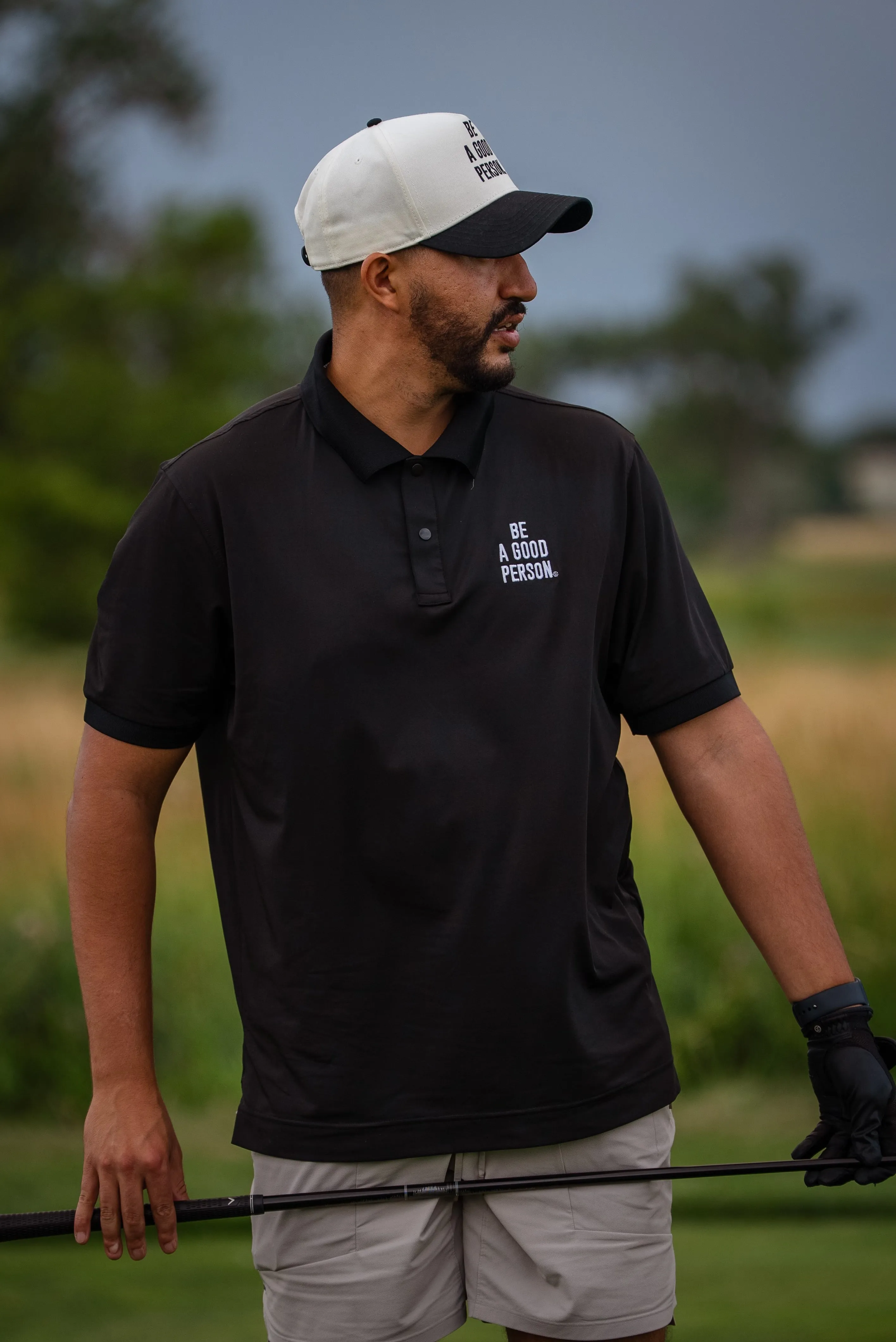 Signature Sleeve Polo - Black FrictionResistant Edges Unlined Design
