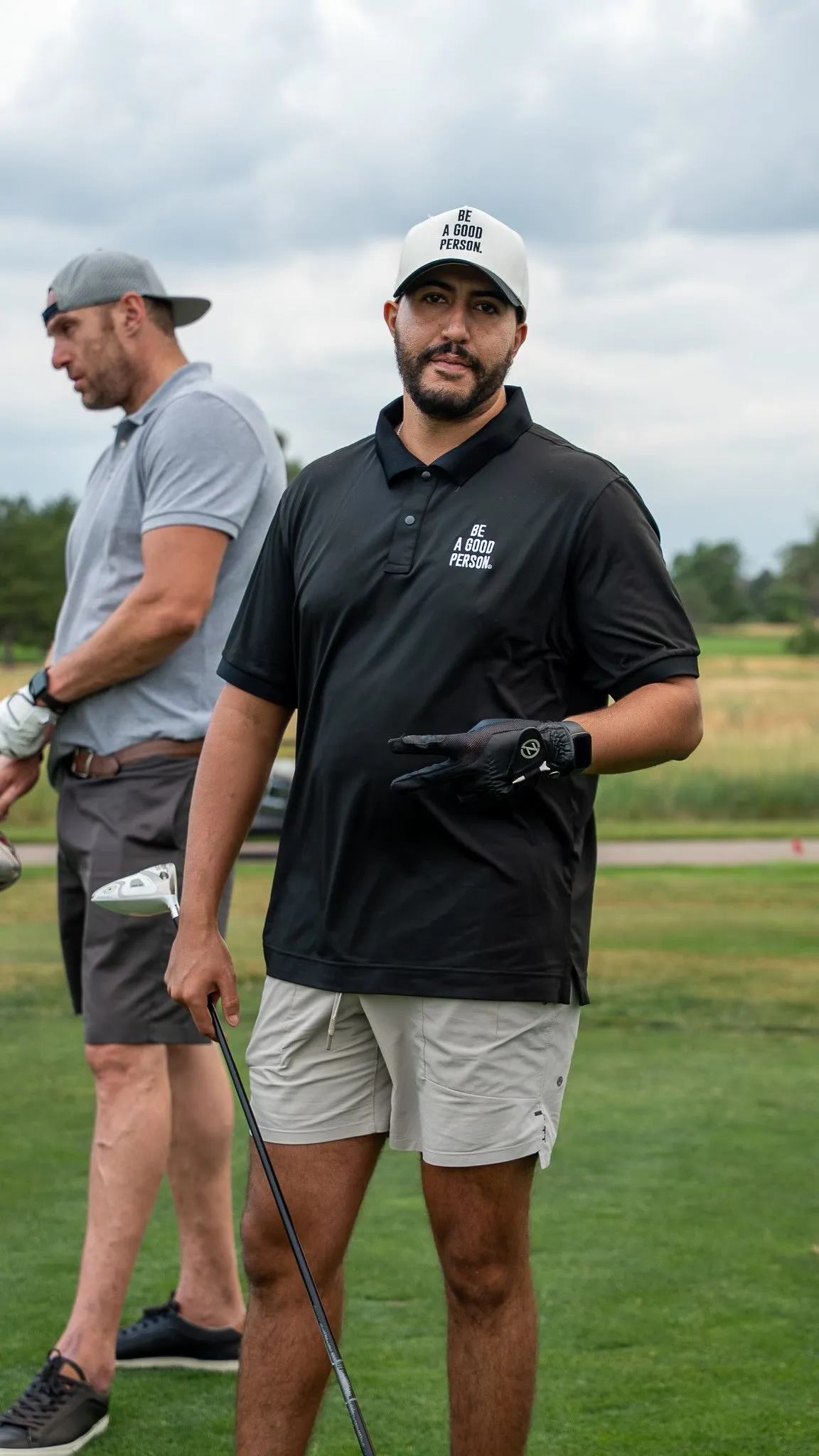 WindproofBarrierTechnology NaturalFiberBlend Signature Sleeve Polo - Black