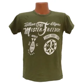 HeatPressedLogos Abrasion Resistant Fabric Shop Tee "Saigon" Olive