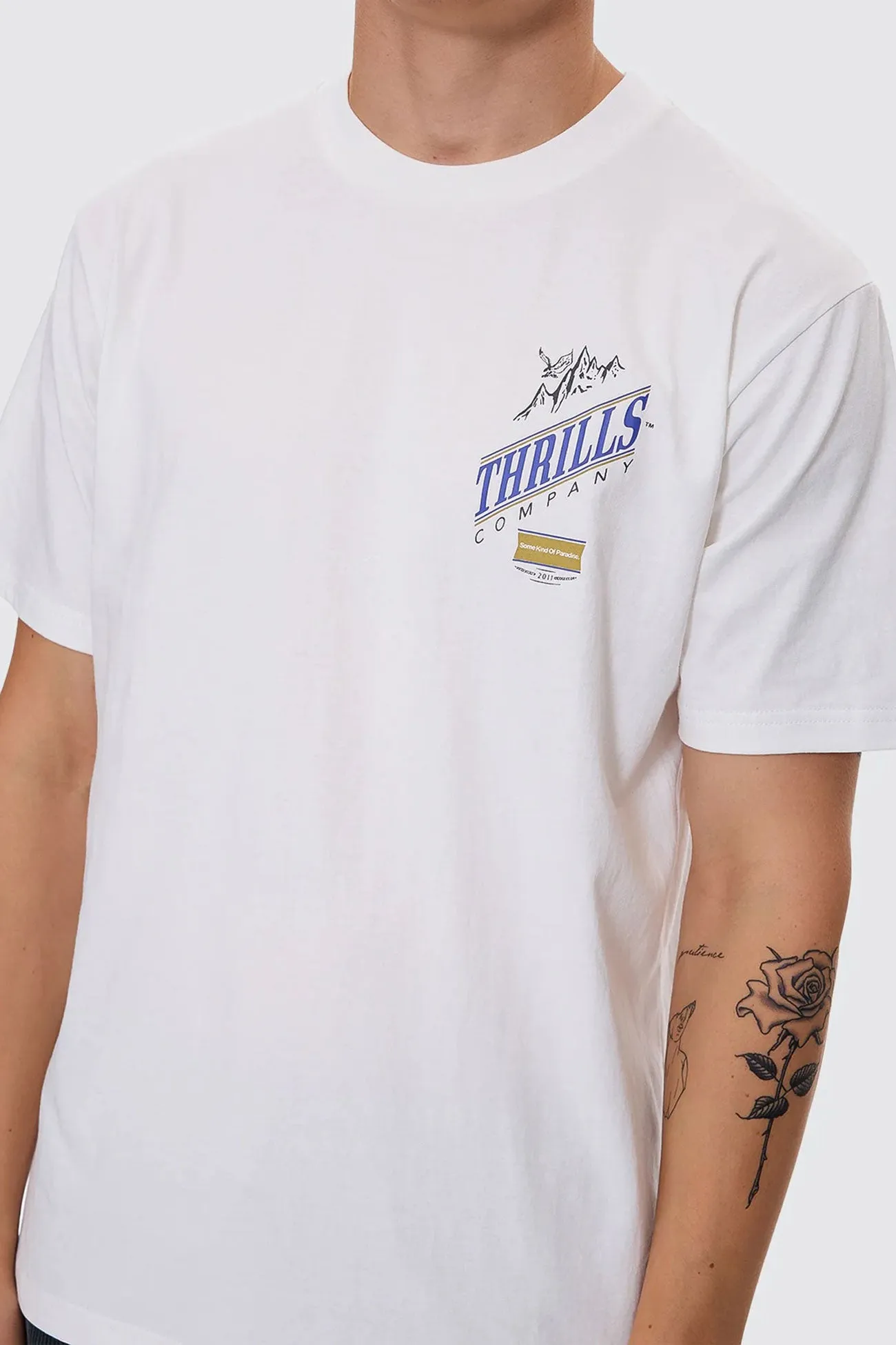 When It Hits Your Lips Merch Fit Tee Dirty White Printed T-shirt ErgonomicShape