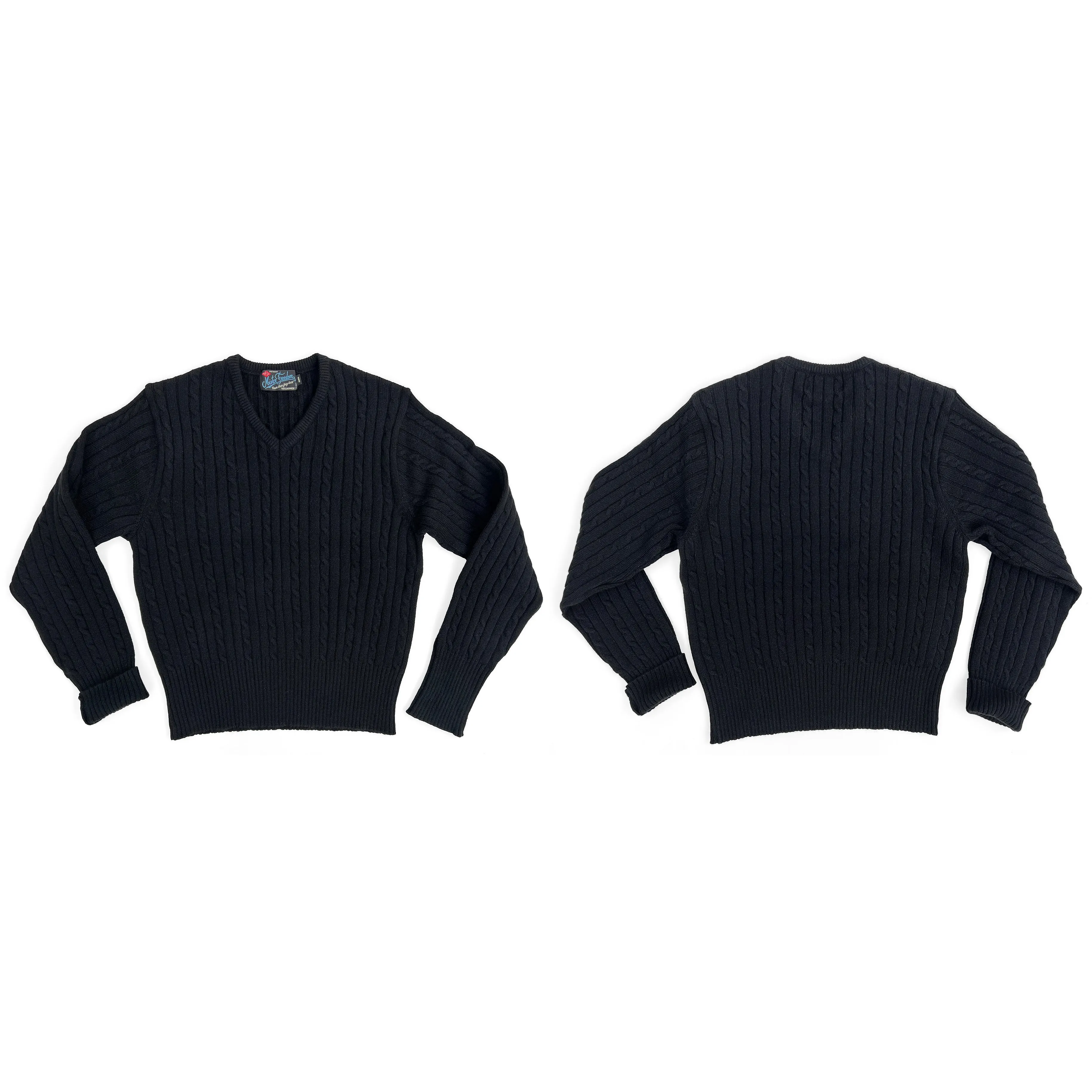 Terrence Cashmere Sweater - Black Soft Layers Durable Stitching