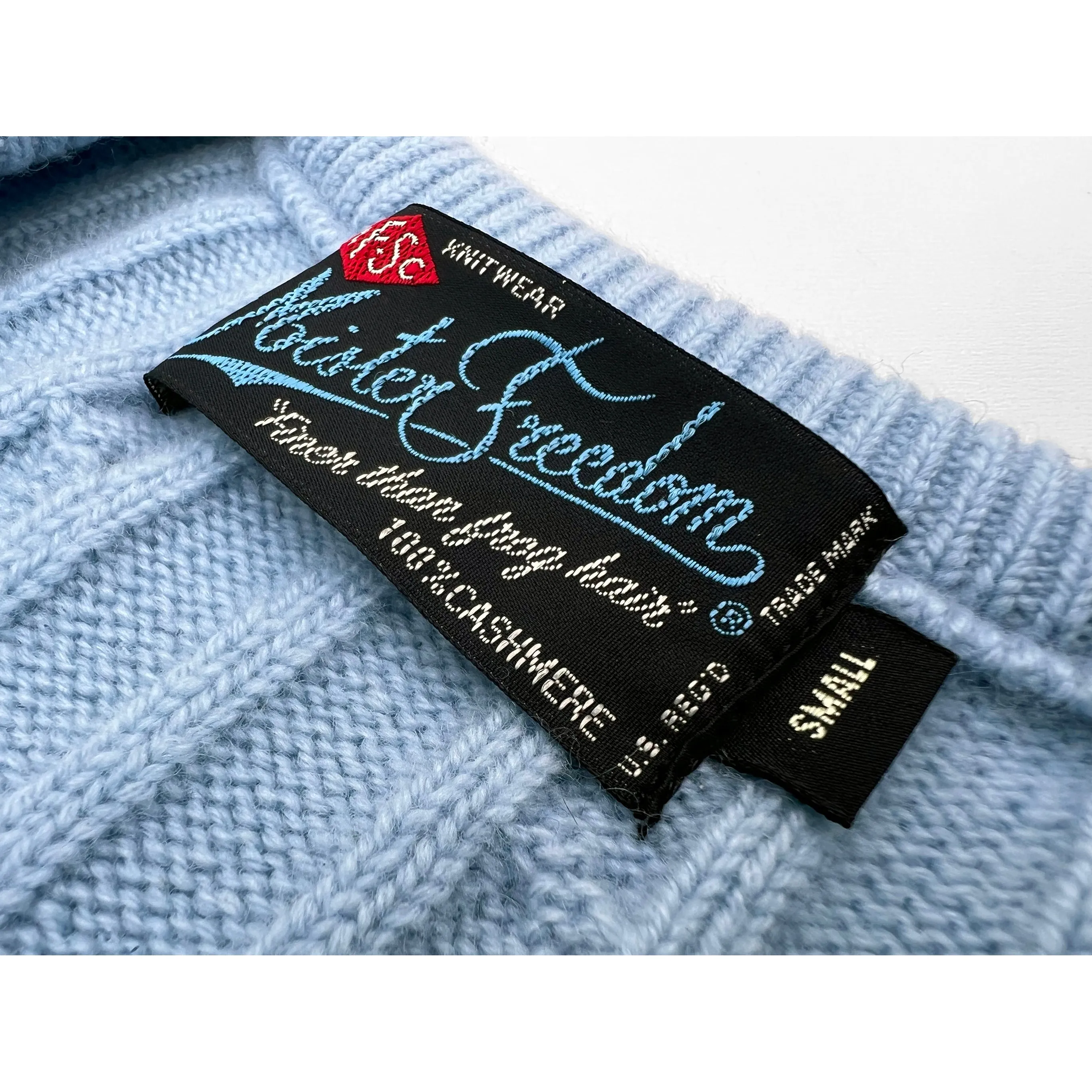 sporty wear Terrence Cashmere Sweater - Ice Blu