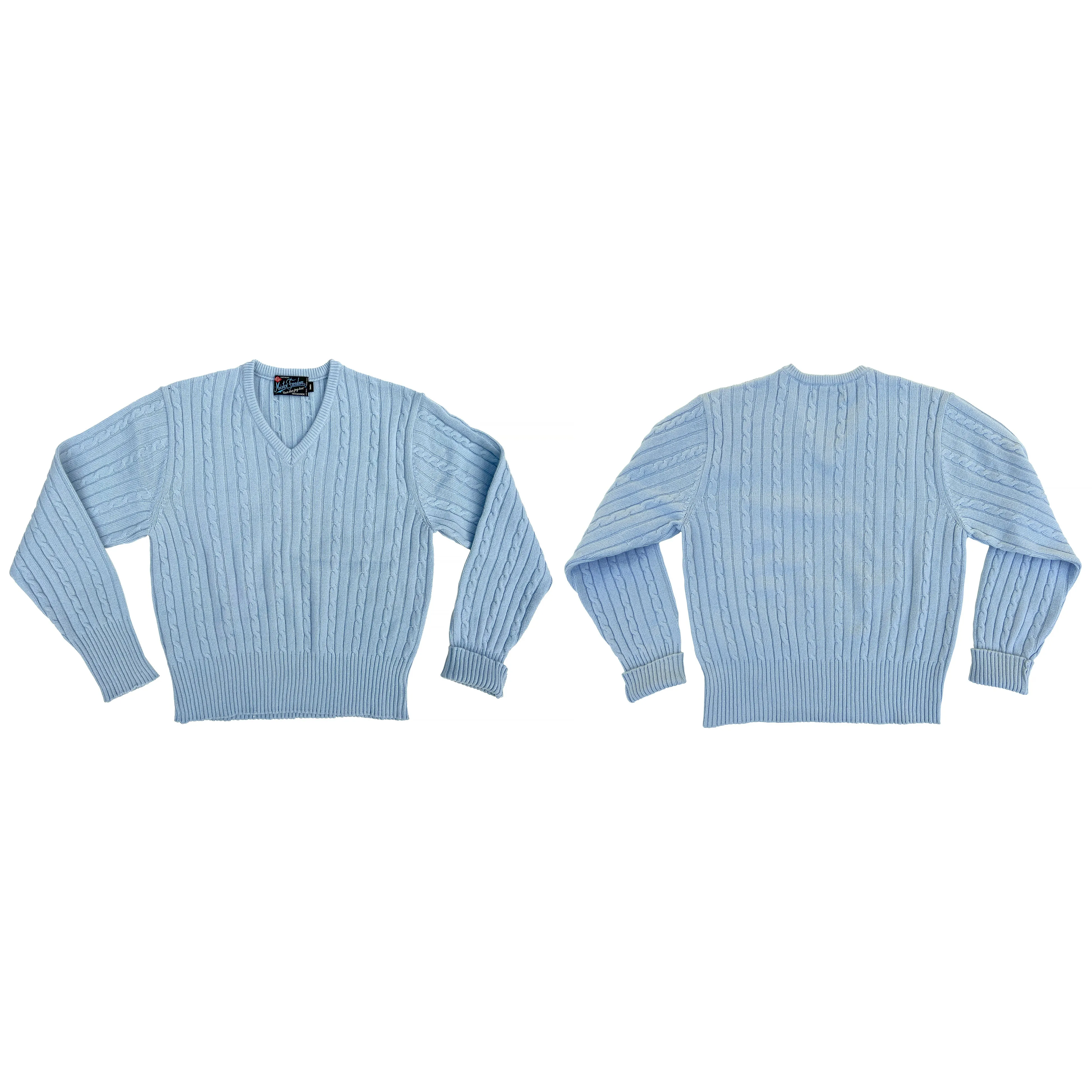 Snug Layer Terrence Cashmere Sweater - Ice Blu