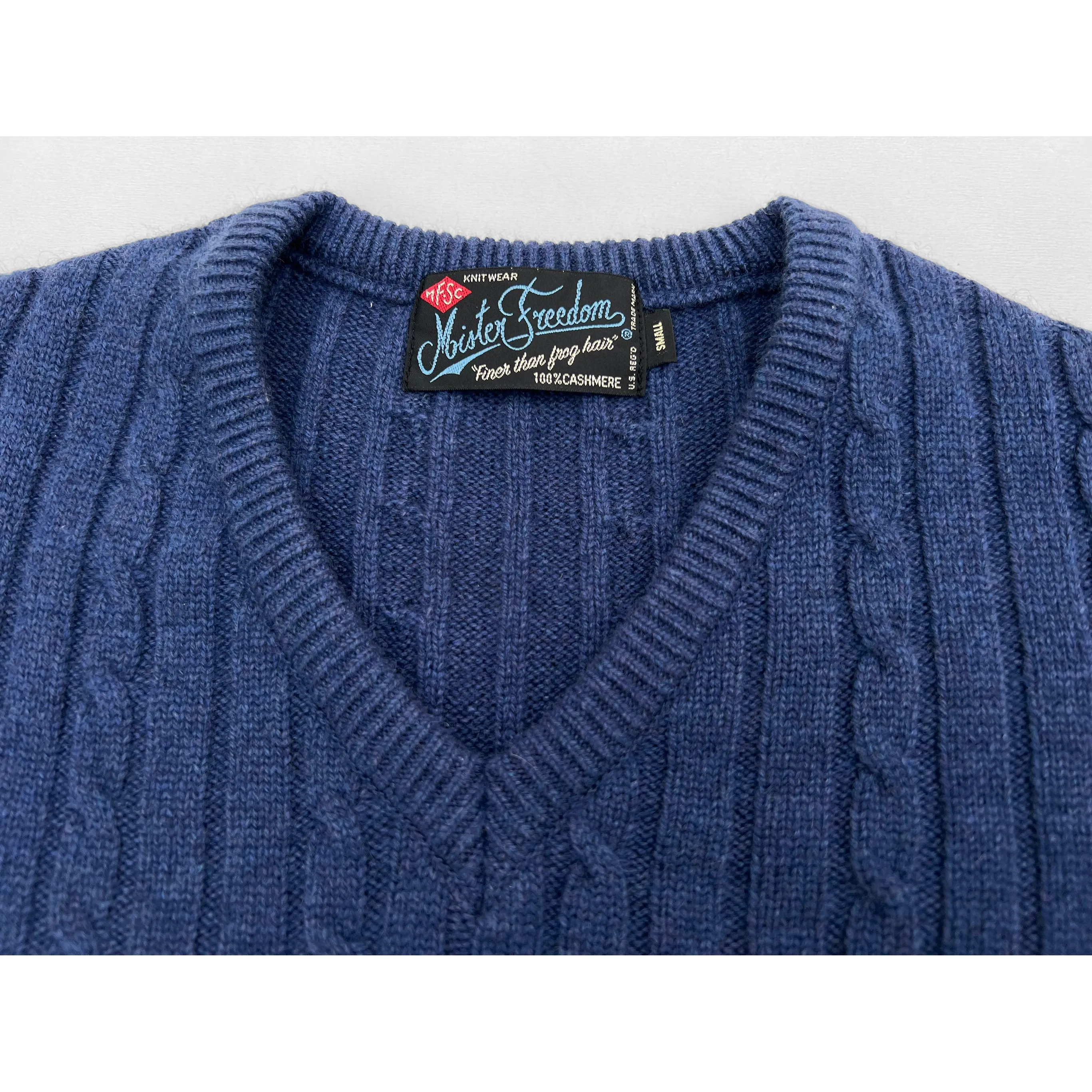 Terrence Cashmere Sweater - Yale Blue Versatile knitwear