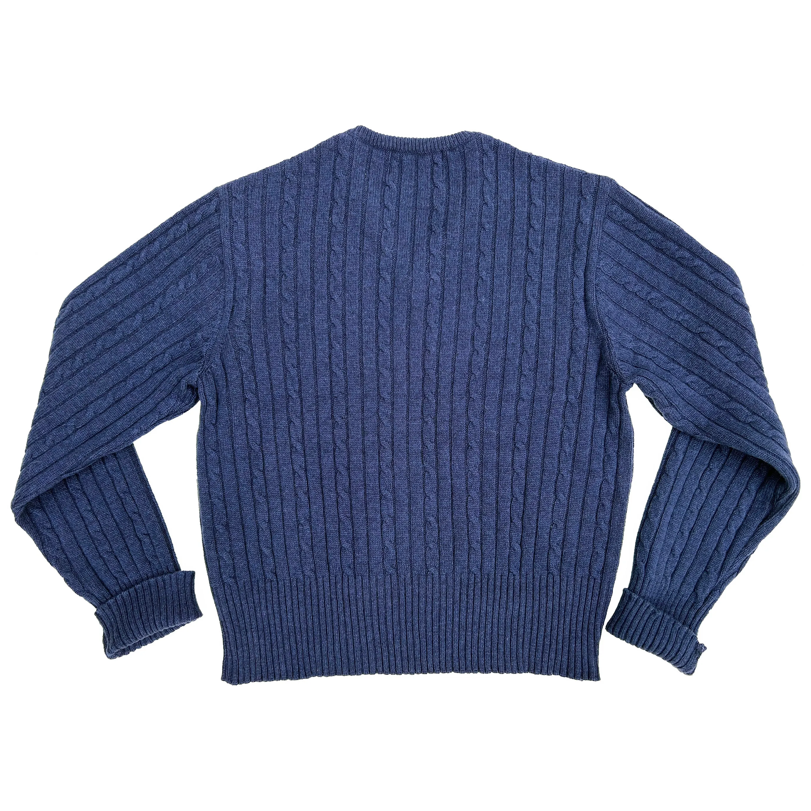 Anti Snag Threadwork Warm and Cozy Terrence Cashmere Sweater - Yale Blue