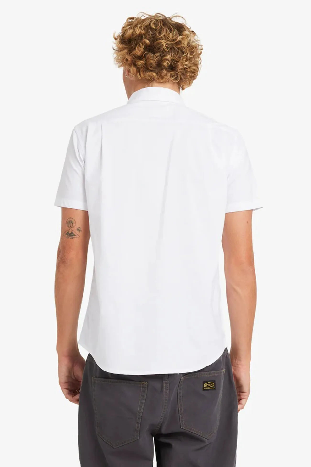 Flattering Drape Elegant Look Thatll Do Stretch Short Sleeve White