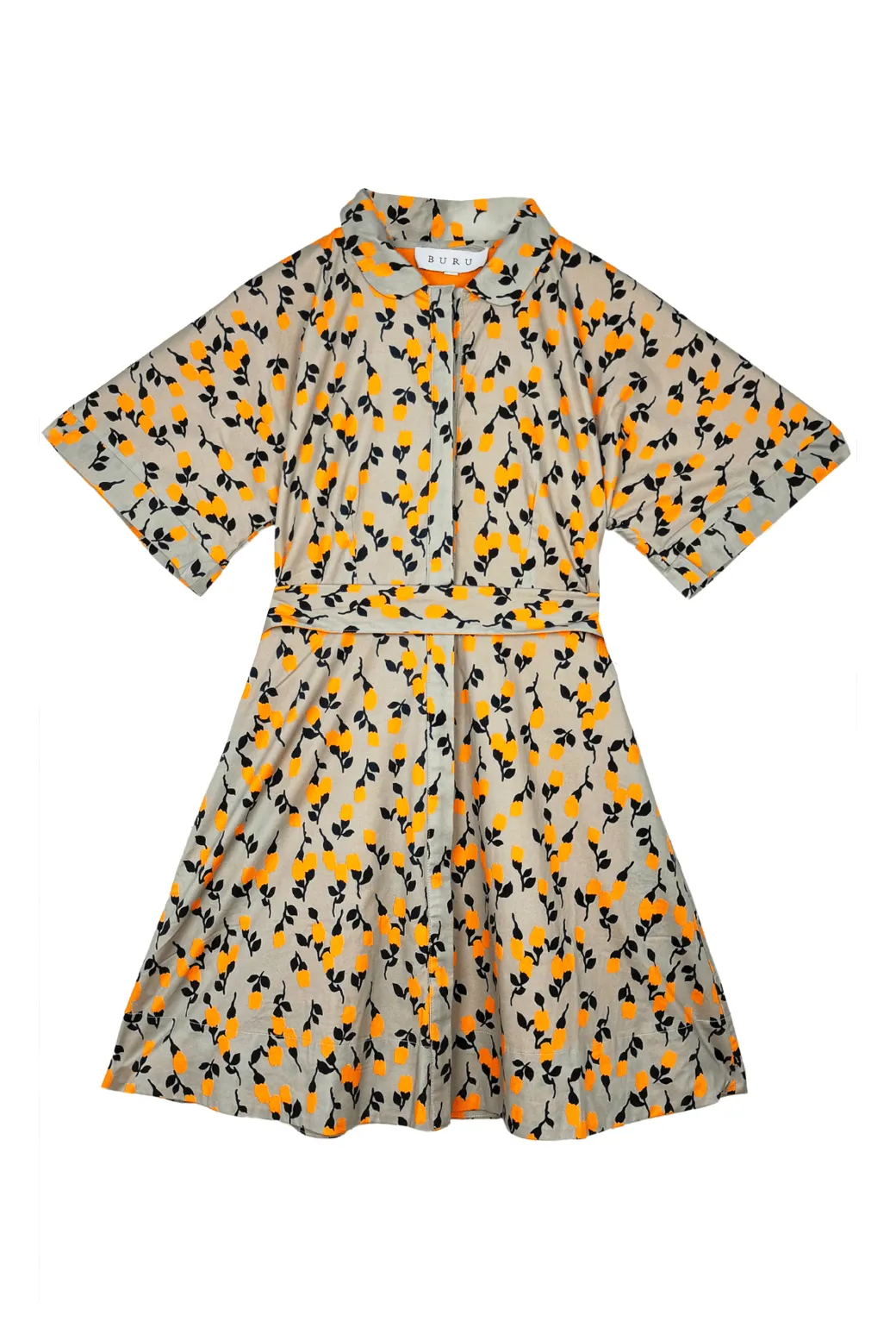 Moment Glow The Donna Day Gown MINI - Persimmon Floral