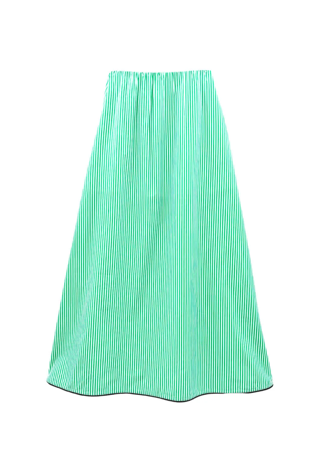 Daily Style Timeless Wear The Leland Skirt - Green Stripe