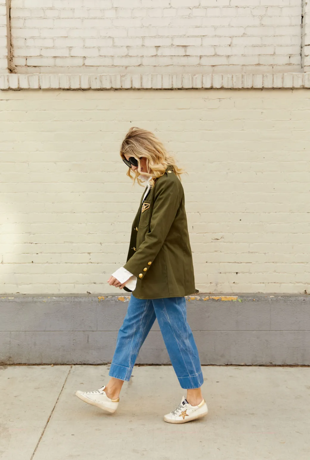 The Military Blazer - Olive Green Teflon coating All Day Fit