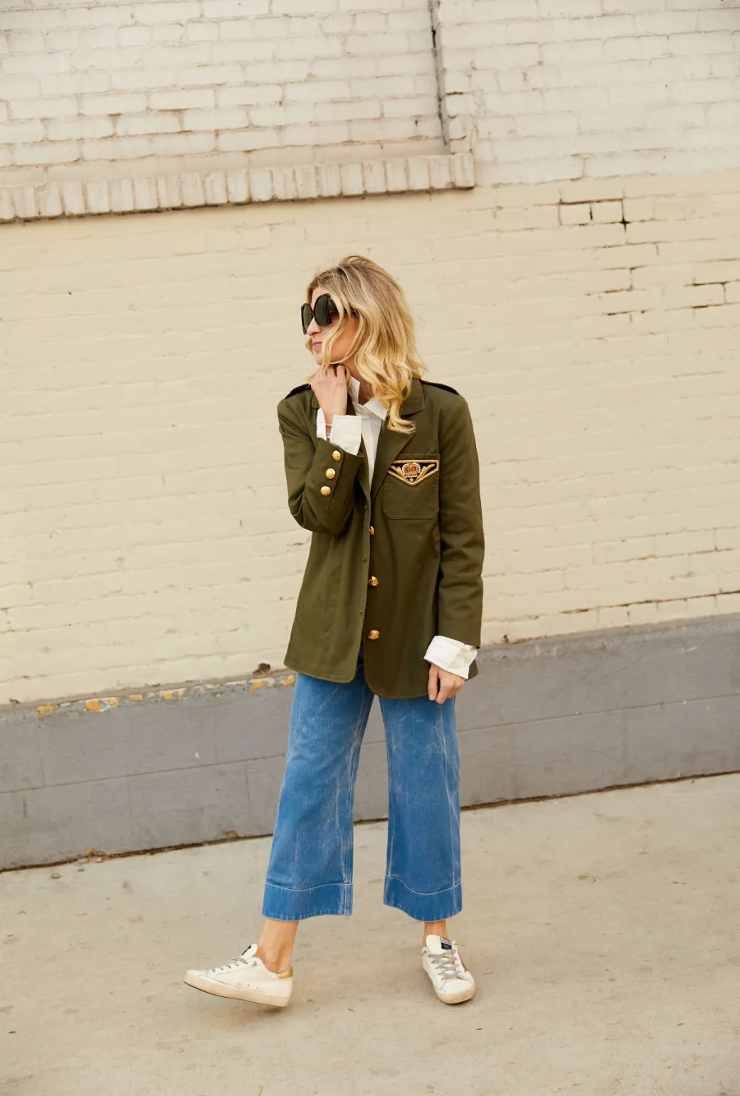 Travel Ready The Military Blazer - Olive Green