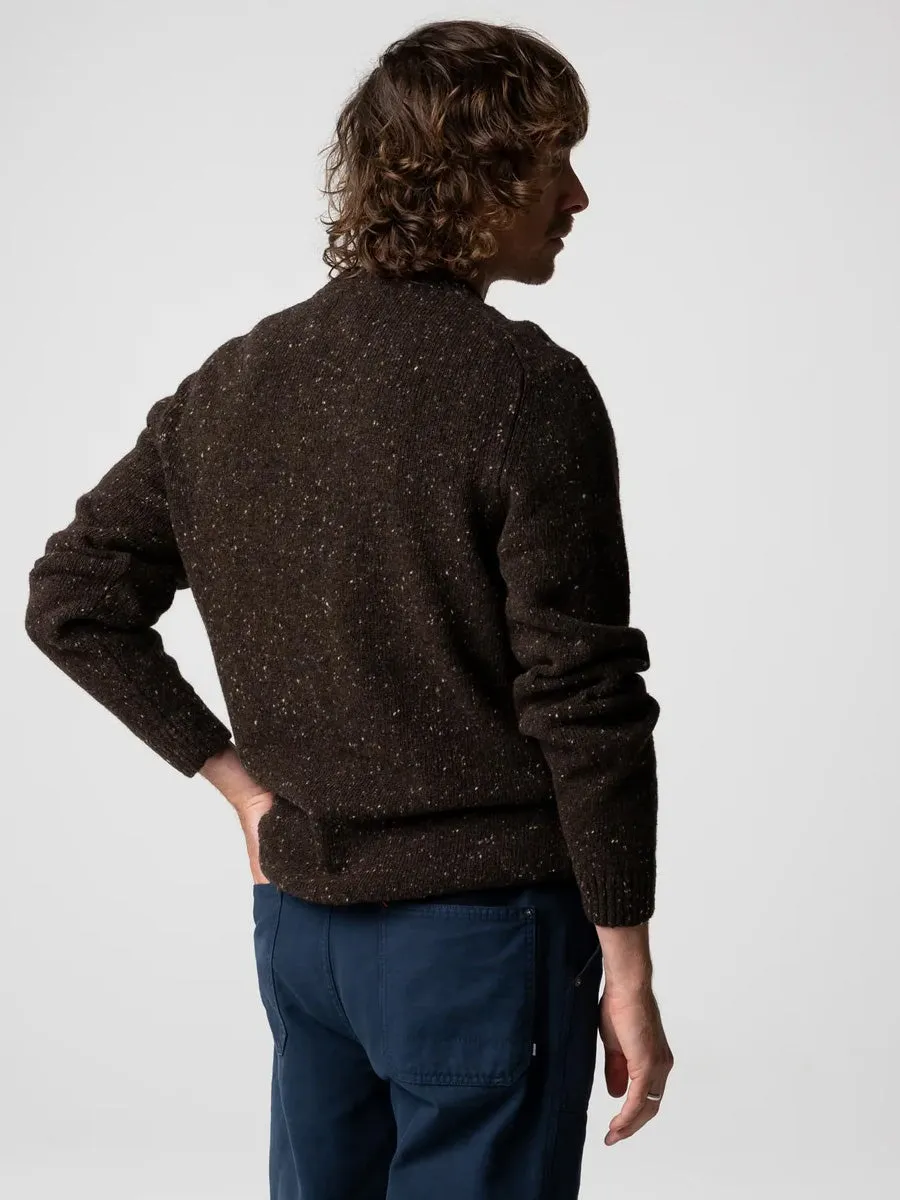 Fun Design FINISTERRE FURLONG CREW - BURNT UMBER