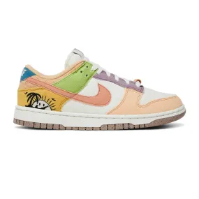 Nike Dunk Low Retro 'Sun Club Multi' W (2022) Stitched Detailing