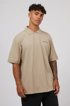 Essential Polo Oatmeal Tailored Silhouette