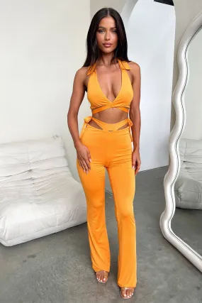 FlexibleMobilityDesign Thia Flare Pants - Orange