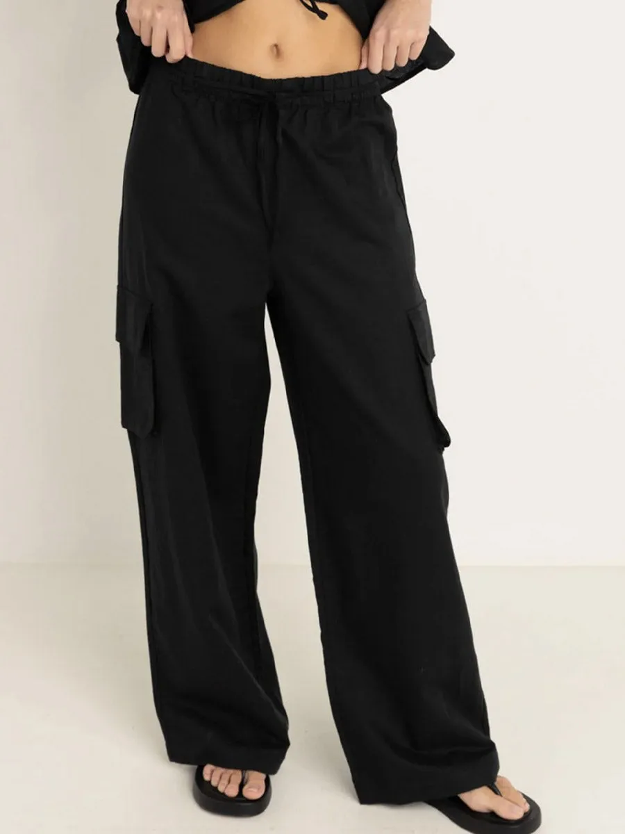 Easy Comfort Rubberized grip COVE CARGO PANT - BLACK