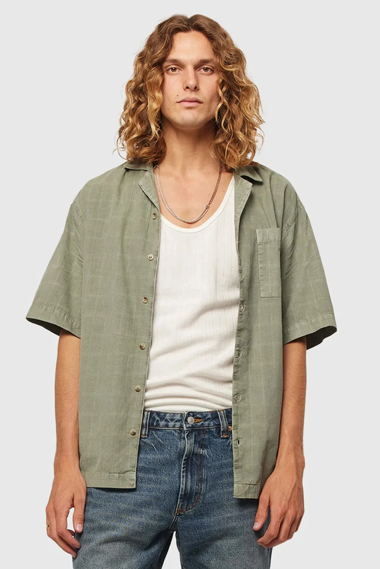 Tile Cord Bowler Moss Double Layered Hem Reinforcement RecycledPolyester