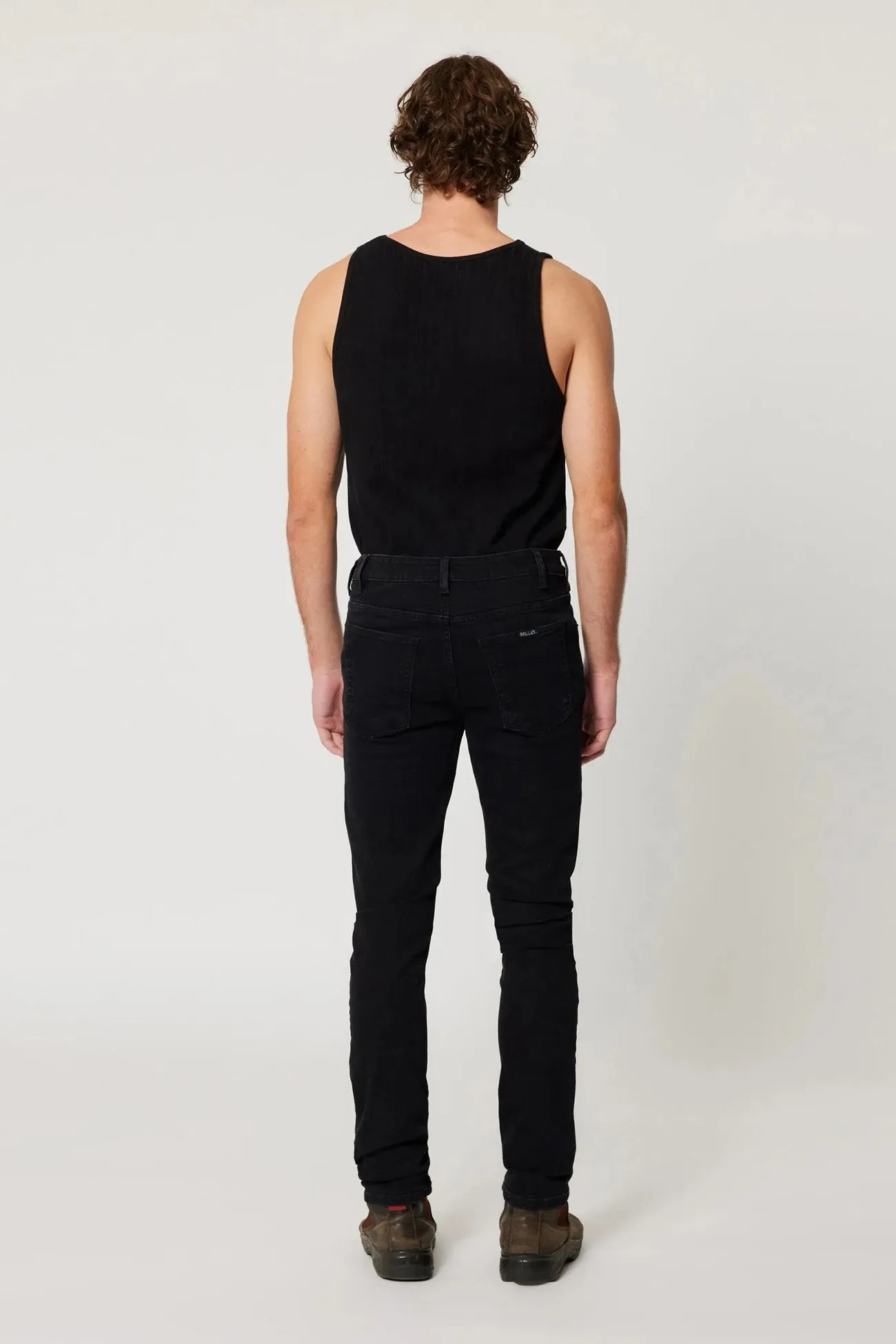 Tim Slim Jean Black Ice Functional Layers Simple Silhouette