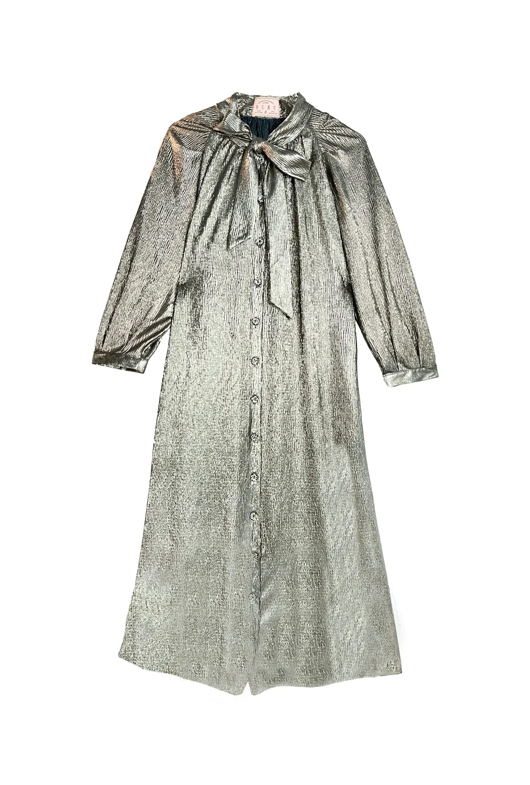 BURU x Mignonne Gavigan Housecoat - Pewter Smooth Flow
