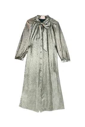 Soft Stitch Side-Slit BURU x Mignonne Gavigan Housecoat - Pewter