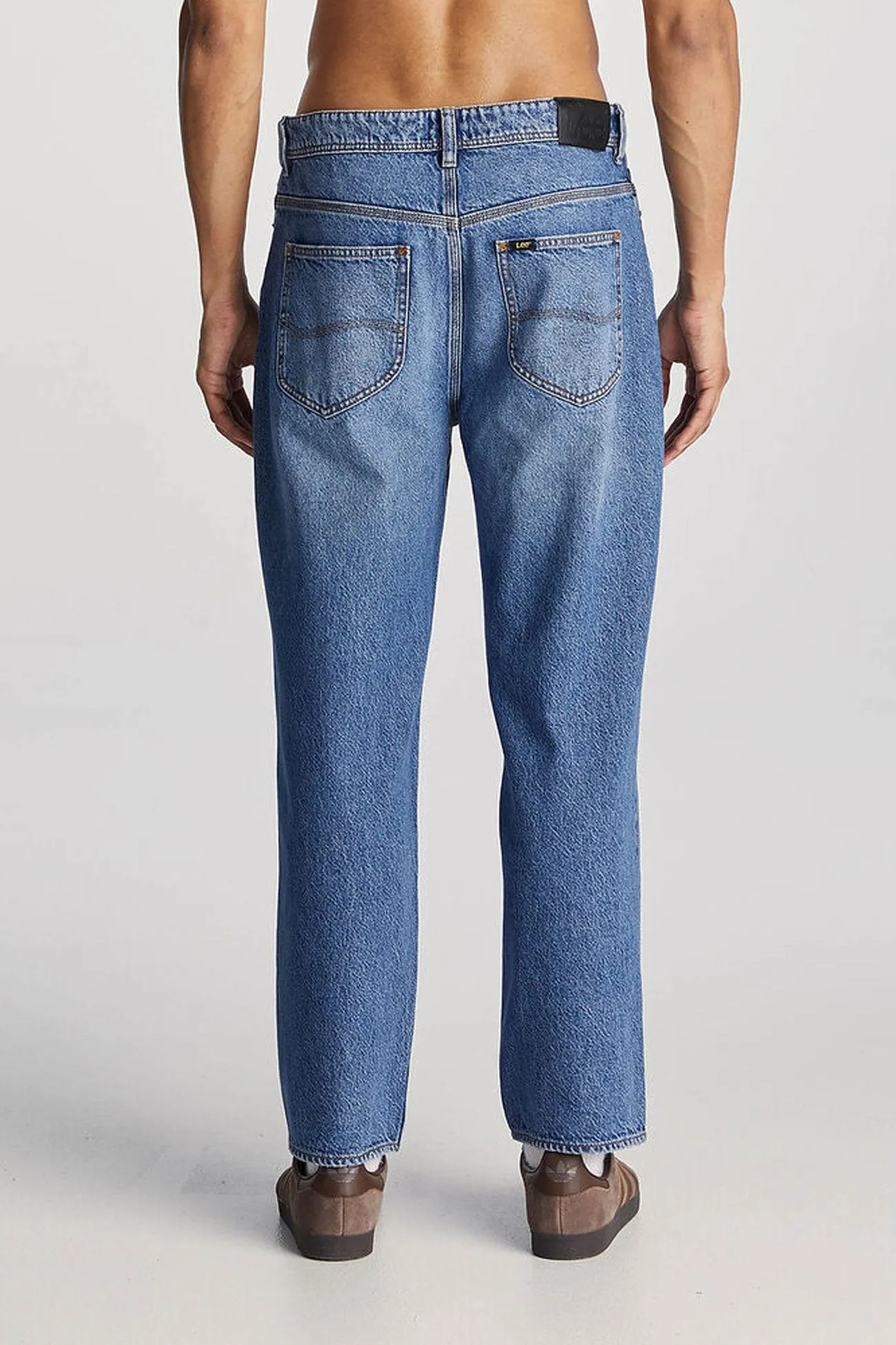 Flat waistband L-Four Baggy Relaxed Jean Turntable Indigo