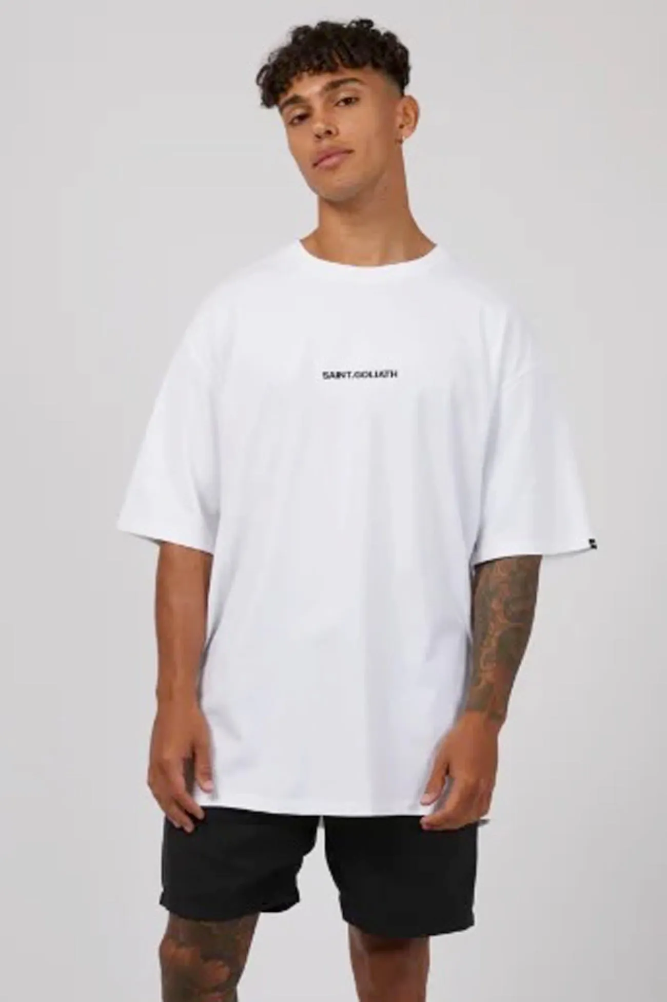 ID Tee White NonRestrictive Cut Casual Button-Down