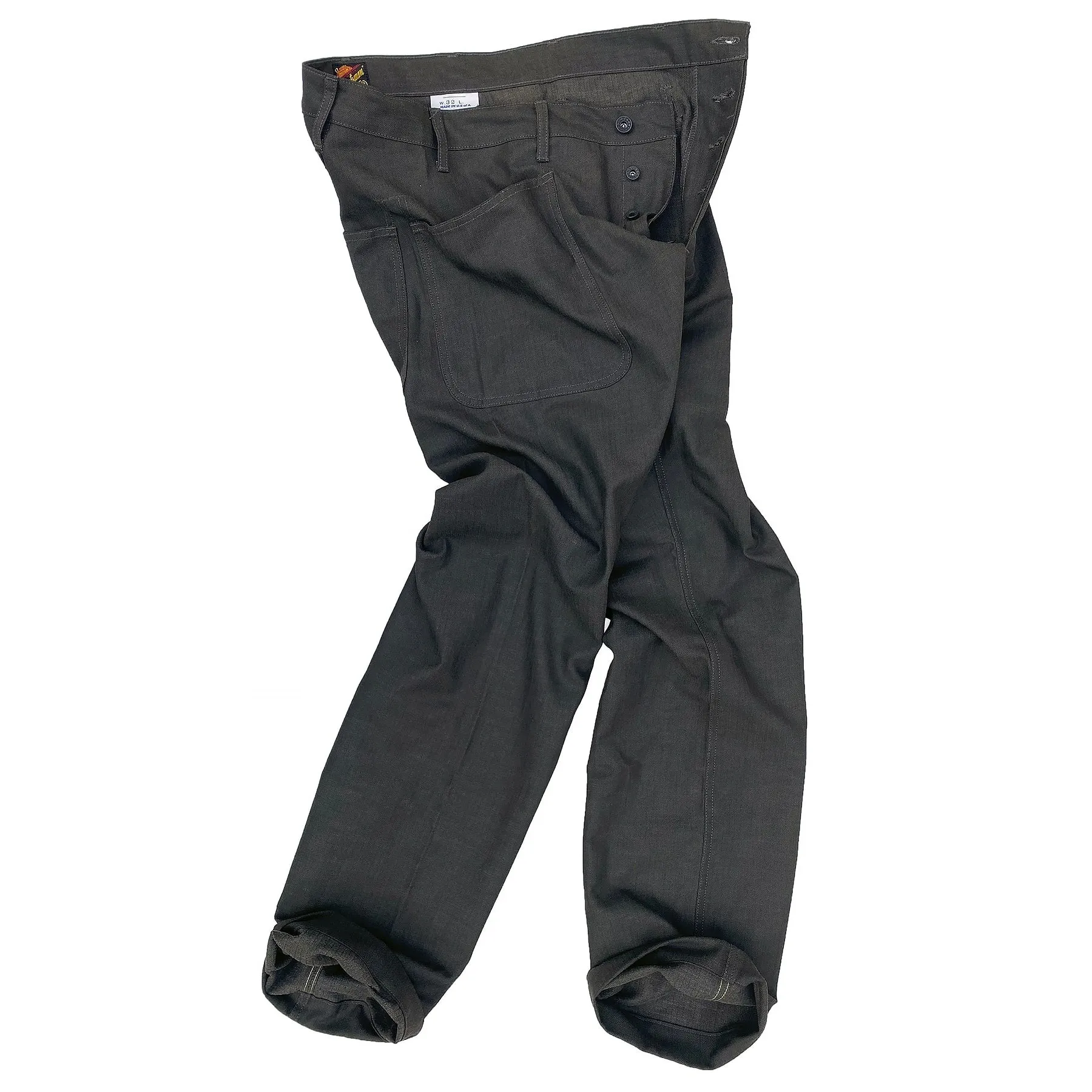 Topsiders - NOS Gunpowder HBT Active Lifestyle Quick-Dry Fabric
