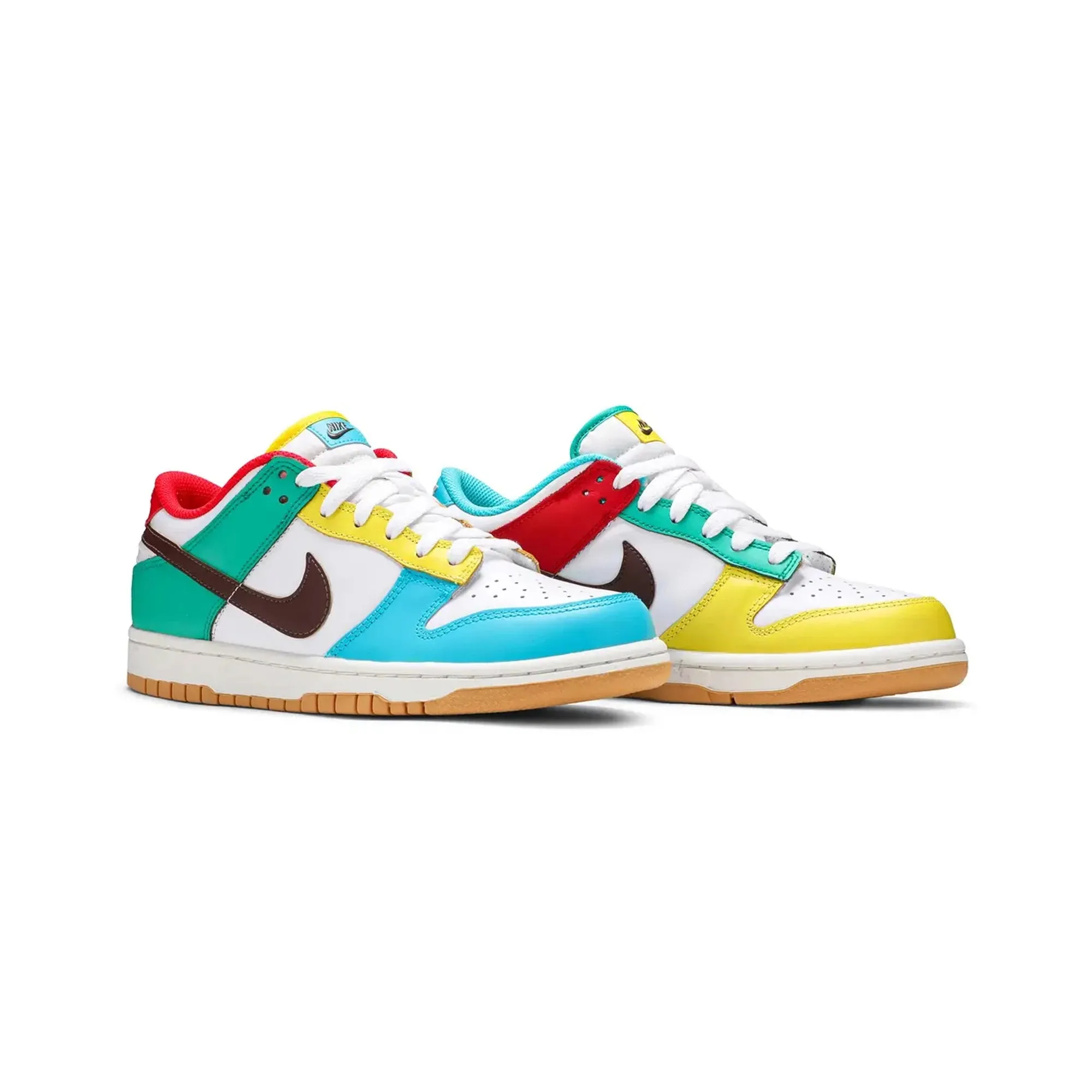 Micro Grip Tread Pattern Balance Focus Nike Dunk Low Free 99 'White' GS (2021)